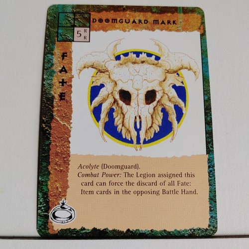 Blood Wars CCG (Fate) "DOOMGUARD MARK" Factols/Factions Rare NM / MINT - 第 1/1 張圖片