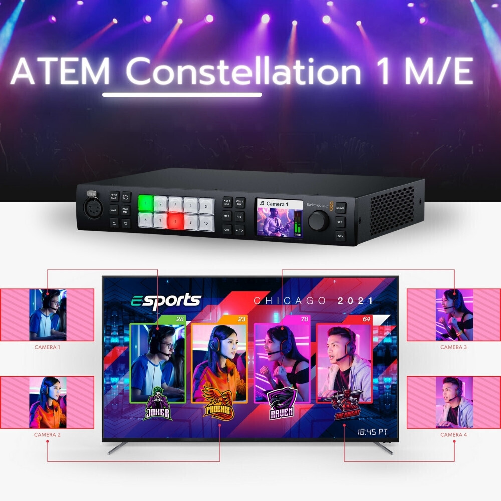 Blackmagic Design ATEM 1 M-E Constellation 4K Live Blackmagic Design ATEM 1 M-E Constellation 4K Live