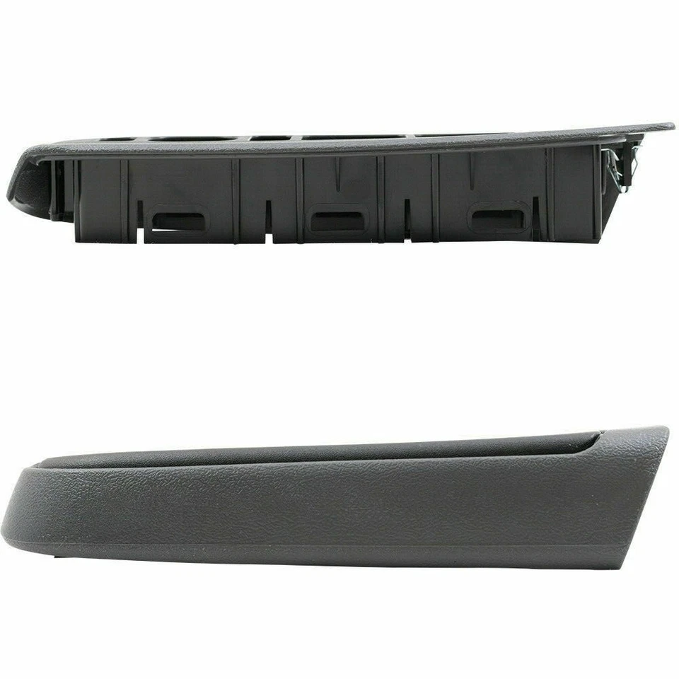 New Front Dark Gray Window Switch Trim Bezel Set For 2003-2007 Silverado Sierra - Image 3 of 4