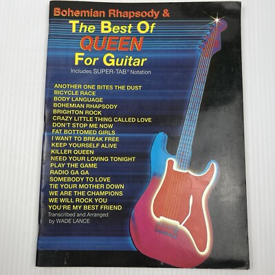 Rare Bohemian Rhapsody & The Best of Queen for Guitar(1978) Tabs, Chords, Sheets