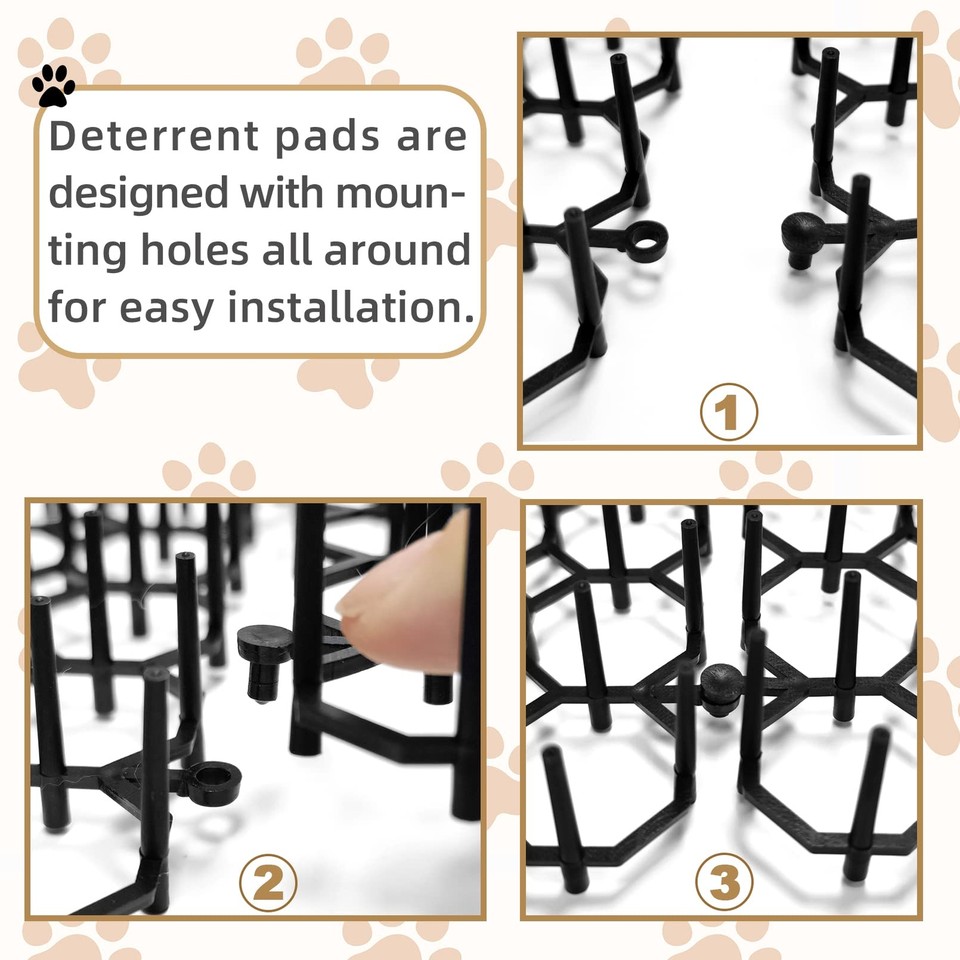 Cat Scat Mat,Cat Deterrent Mat,Scat Mat for Cats with Spikes,AntiCats