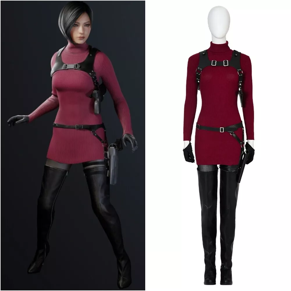 Resident Evil 4 Ada Wong Costume Cosplay Suit Handmade