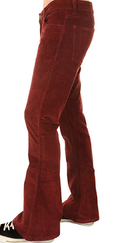 WINE CORDUROY BELL BOTTOM FLARES | eBay