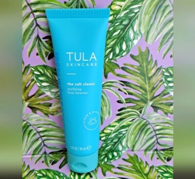 Tula The Cult Classic Purifying Face Cleanser 30 ML, New Deluxe Travel Size. 