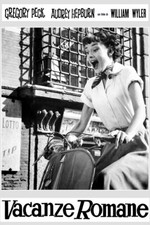 Poster Manifesto Locandina Cinema Film Vacanze Romane Stampa Vintage 50x70 Cm.