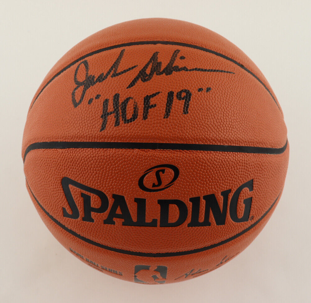 7x NBA All-Star ~ Jack Sikma ~ Signed Spalding NBA Game Basketball Schwartz  COA