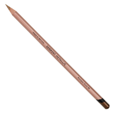 DERWENT - METALLIC - crayon de couleur métallisée Or Antique