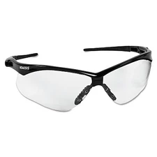 Kimberly-Clark Nemesis CSA Safety Glasses, Clear Lens, Black Frames