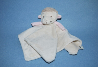   Inware Schaf Lamm beige rosa Schnuffeltuch Kuscheltuch Schmusetuch