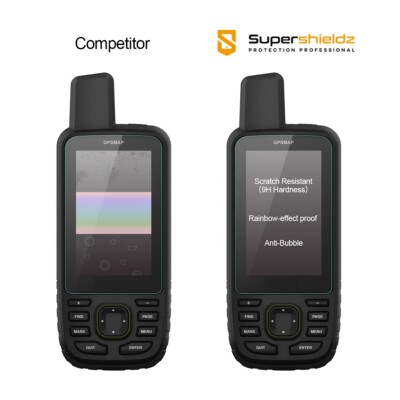 Protection écran Bruni 2x Pour Garmin GPSMap 66st – Anti-rayures, Invisible, Made In Germany