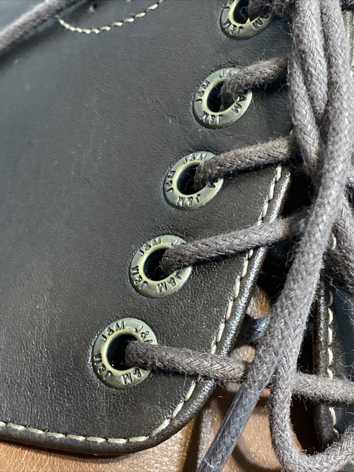 SAOLA JOHNSTON & MURPHY 59 10372 scarpe da uomo taglia 11 M colorblock PELLE LACCIATE