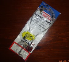 Eagle Claw 20 Pcs NYLAWIRE Snelled Hook Assortment, Sizes 4, 2, 1, 1/0, 2/0, 3/0