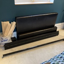 Faux leather double Bed Frame