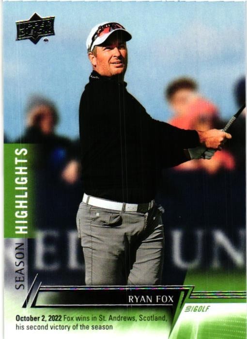 2024 Upper Deck Golf PGA Tour Ryan Fox