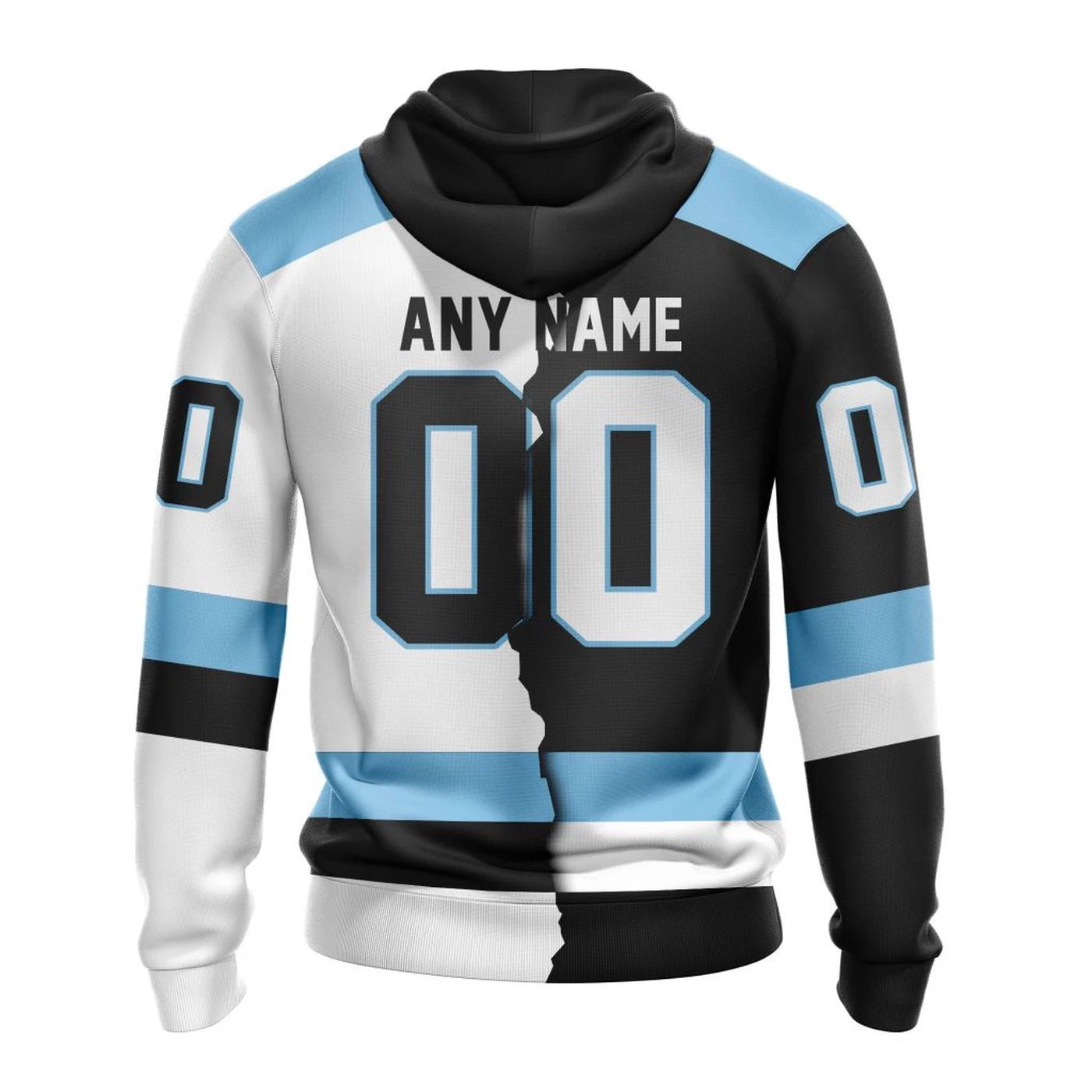 Personalized Atlanta Gladiators Hoodie 2025/26 Black Mix White