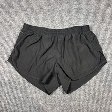 Nike Shorts Women's L Dri FIT Running Black Lightweight Athletic Gym Workout