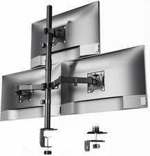 Adjustable Triple Monitor Stand Mount for 17"-32" Screens, VESA Compatible
