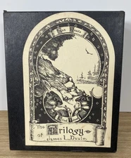 The Trilogy of James L Davis 1986 Three Book Set Hardcovers Signed In Box