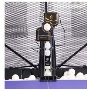 Suz Table Tennis Robot with Net Ping Pong Ball Machine S201 Automatic Machine fo