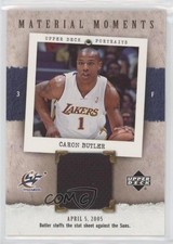 2005-06 Upper Deck Portraits Material Moments Caron Butler #MM-CB 0o9