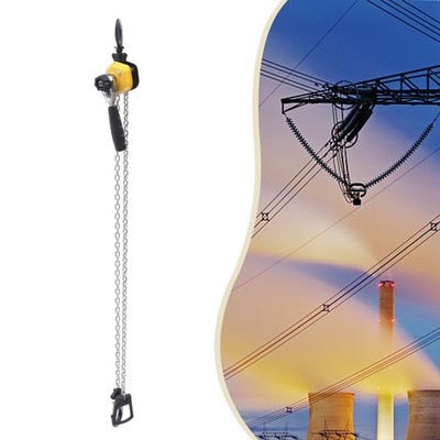1/4 Ton Lever Block Chain Hoist Ratchet Type Come Along Puller Portable 5FT Lift