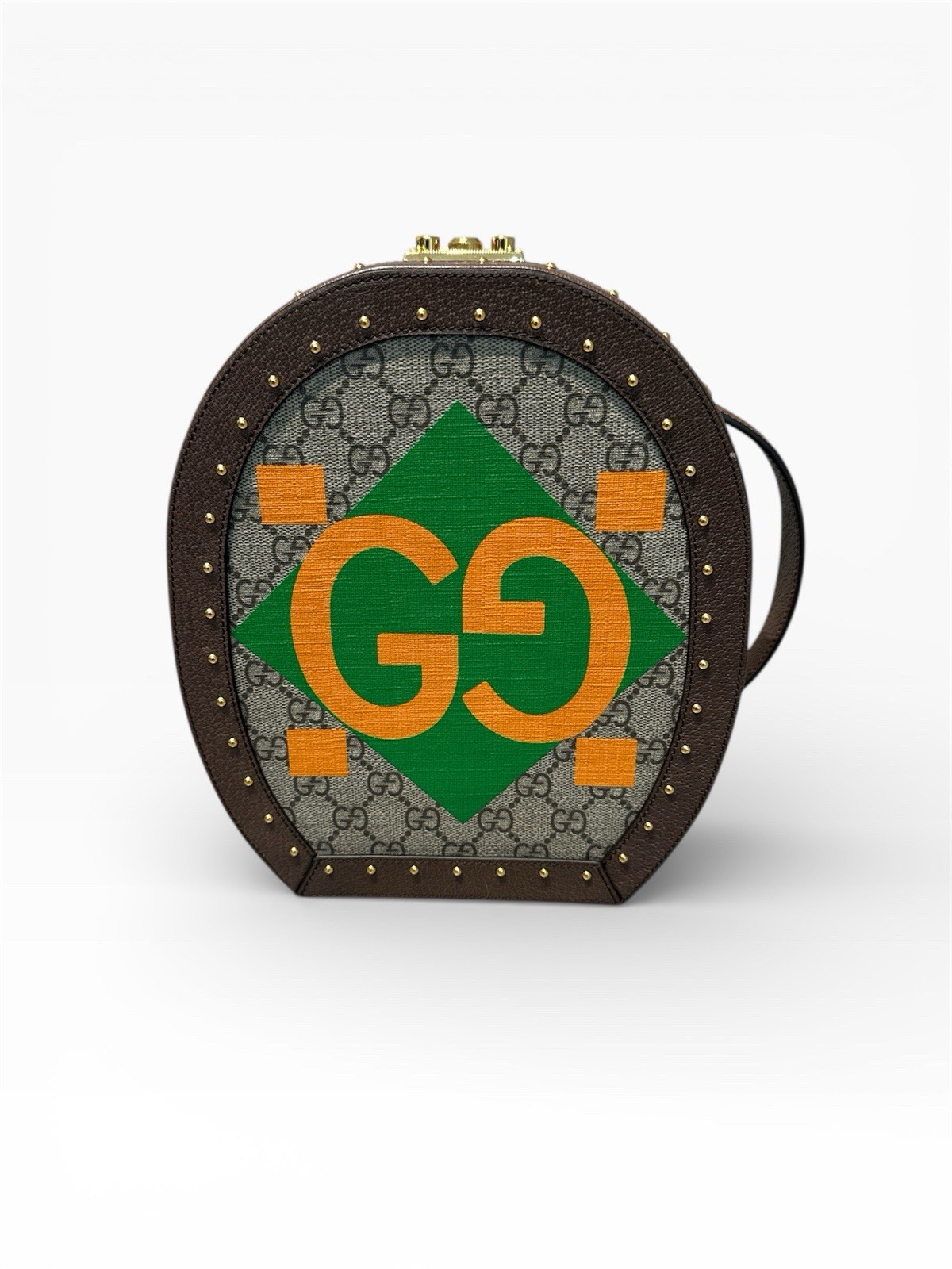 Gucci Bag Trunk Box GG Supreme Monogram Coated Canvas & Leather Gucci Savoy Case image 2