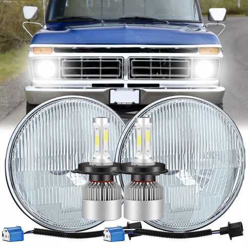 Faros Delanteros Led 4 X6 Para Camioneta Ford Chevy C10 Pick | Cuotas