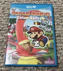 Paper Mario Color Splash - Nintendo Wii U CIB Complete