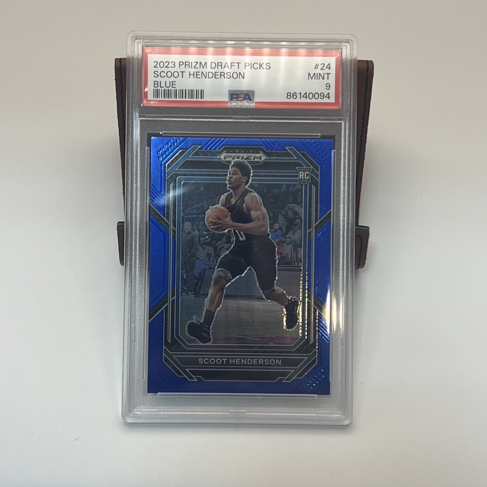 PSA 9 2023 Panini Prizm Draft Picks Scoot Henderson Blue RC 08/199 PSA Graded 9