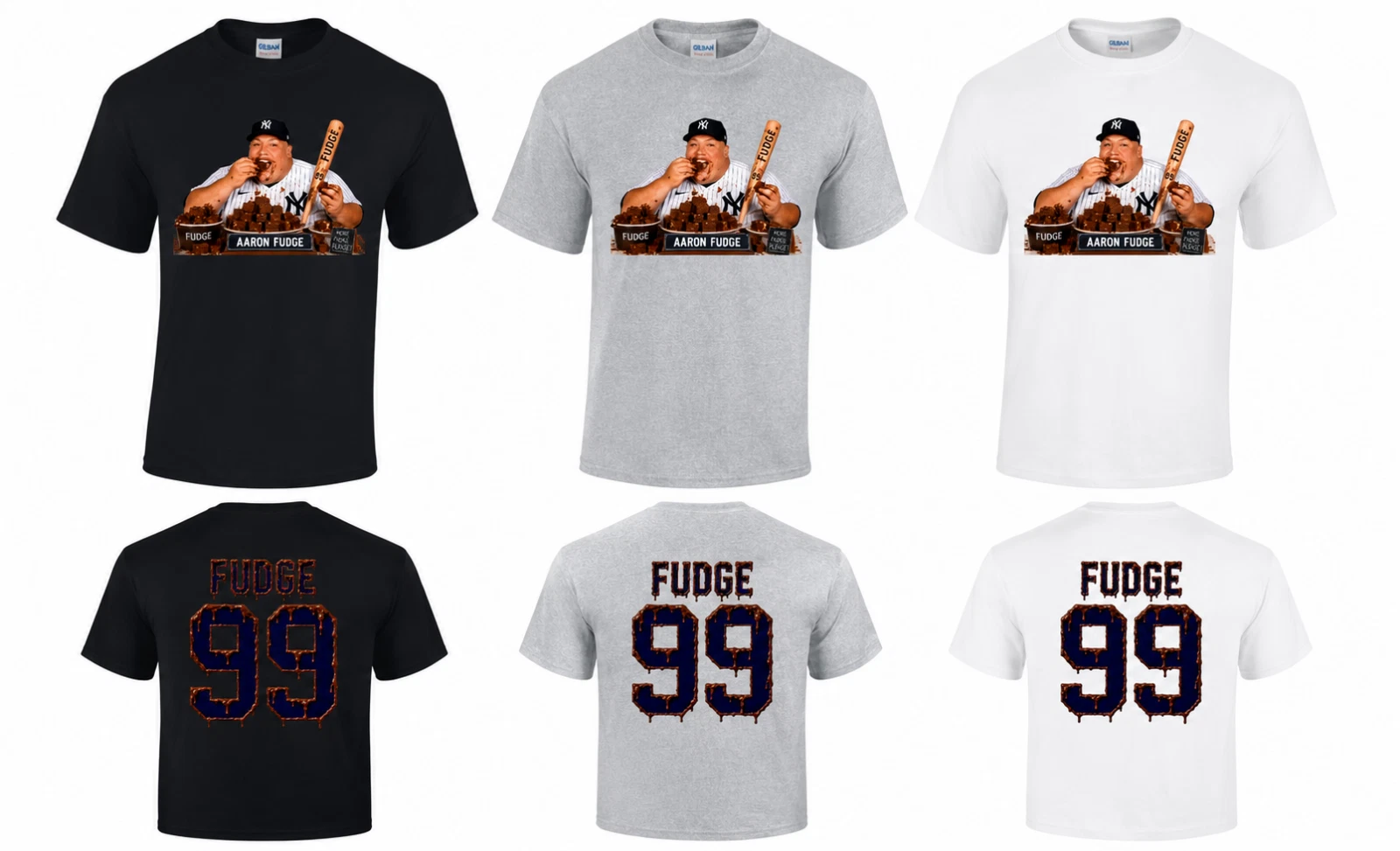 Aaron Judge "Aaron Fudge" Funny New York Yankees Shirt
Opens in a new window or tab
