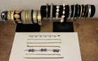 26 Vintage 925  Sterling Silver And Costume Jewelry Bracelet Lot