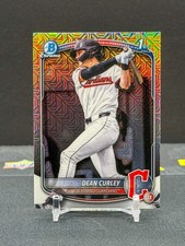 2025 Bowman Draft Chrome Mojo Refractor Dean Curley 1st Cleveland Guardians