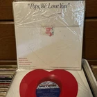 Various - "Pops, We Love You" - Red Heart-shaped Vinyl 10" - RARE OOP