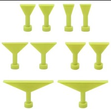 10 Body Line PDR Paintless Dent Repair Straight Narrow Glue Pull Tabs 5 Sizes 
