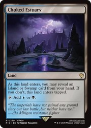 Choked Estuary #379 Rare Commander: Final Fantasy MTG