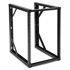 15U Open Frame Wall Mount Server Rack for 19" Networking IT Equipment & A/V G...