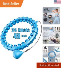 Infinity Fitness Hoop - Light Blue, Adjustable for All Waist Sizes Easy Use