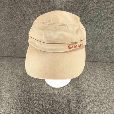 Simms Fishing Products Canvas Green Patrol Cap Hat Adjustable Strap READ
