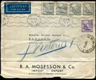 SWEDEN - Airmail cover Stockholm to Newport NSW/VIC dated 1946