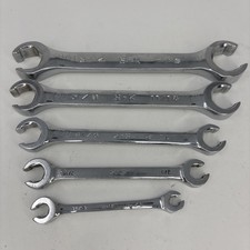 Sk Tools Sae Superkrome 5-pc Flare Nut Line Wrench Set Usa Owners Name