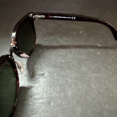 Tom Ford Rock Sunglasses TF290 52N Black Dark Lenses Very Nice
