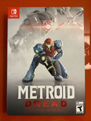 Metroid Dread Special Edition Nintendo Switch Steelbook Art