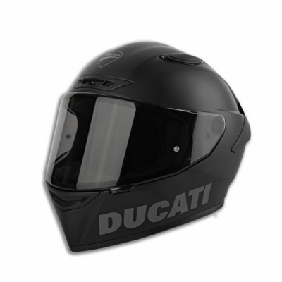 Ducati Suomy Logo Black Helmet Full Face Helmet Matte Black New 2025 !!