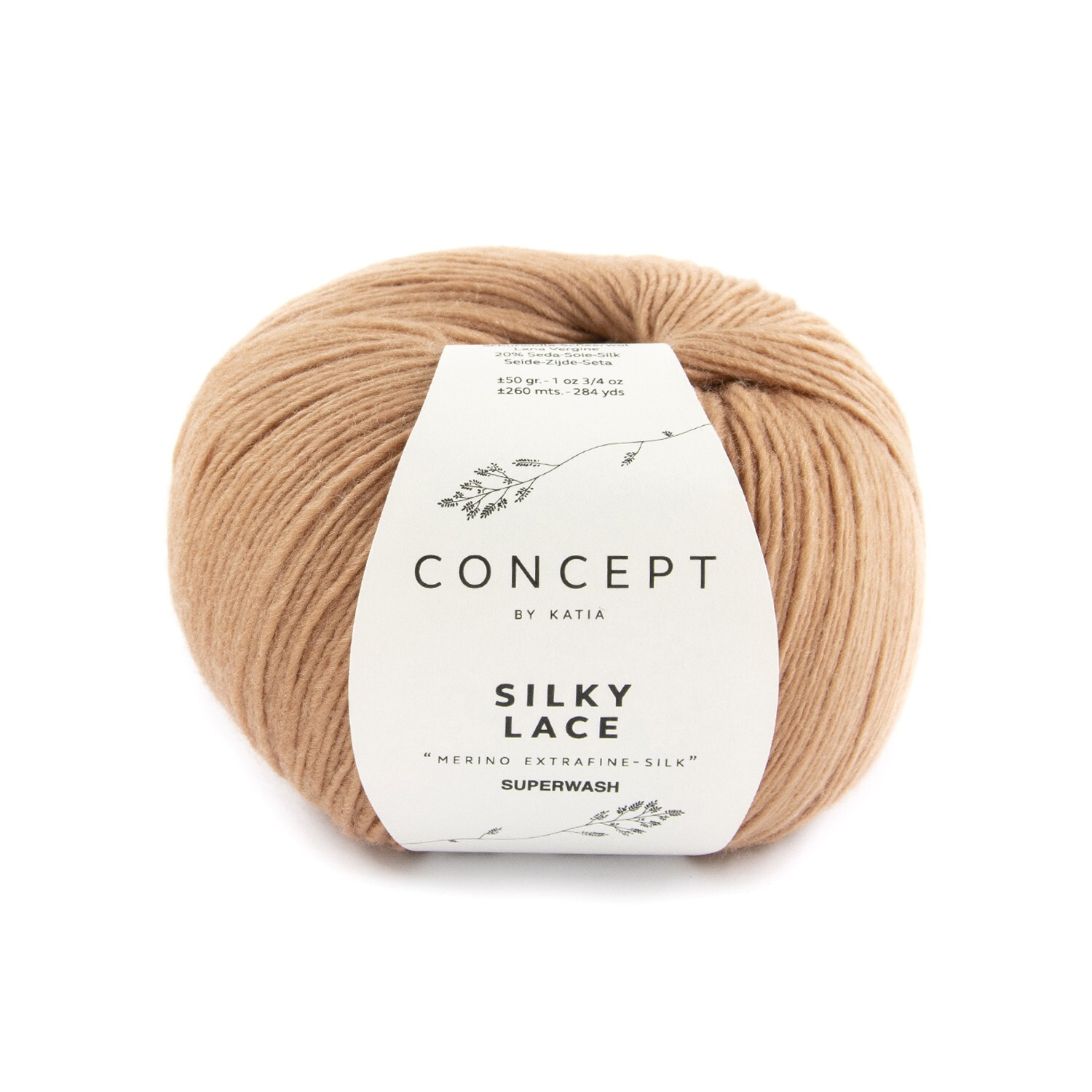 Silky Lace - Concept by Katia - Makeup (180) - 50 g / approx. 260 m Wool