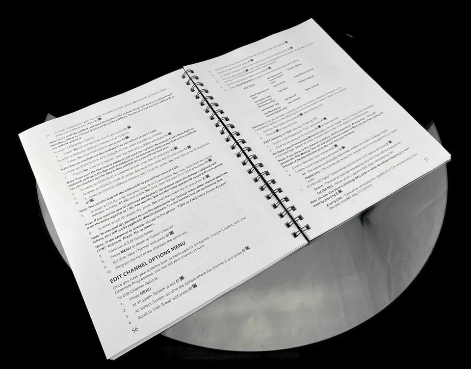 Uniden BCD996P2 Instructions Operating Manual User Guide Coil Bound - Image 3 of 4