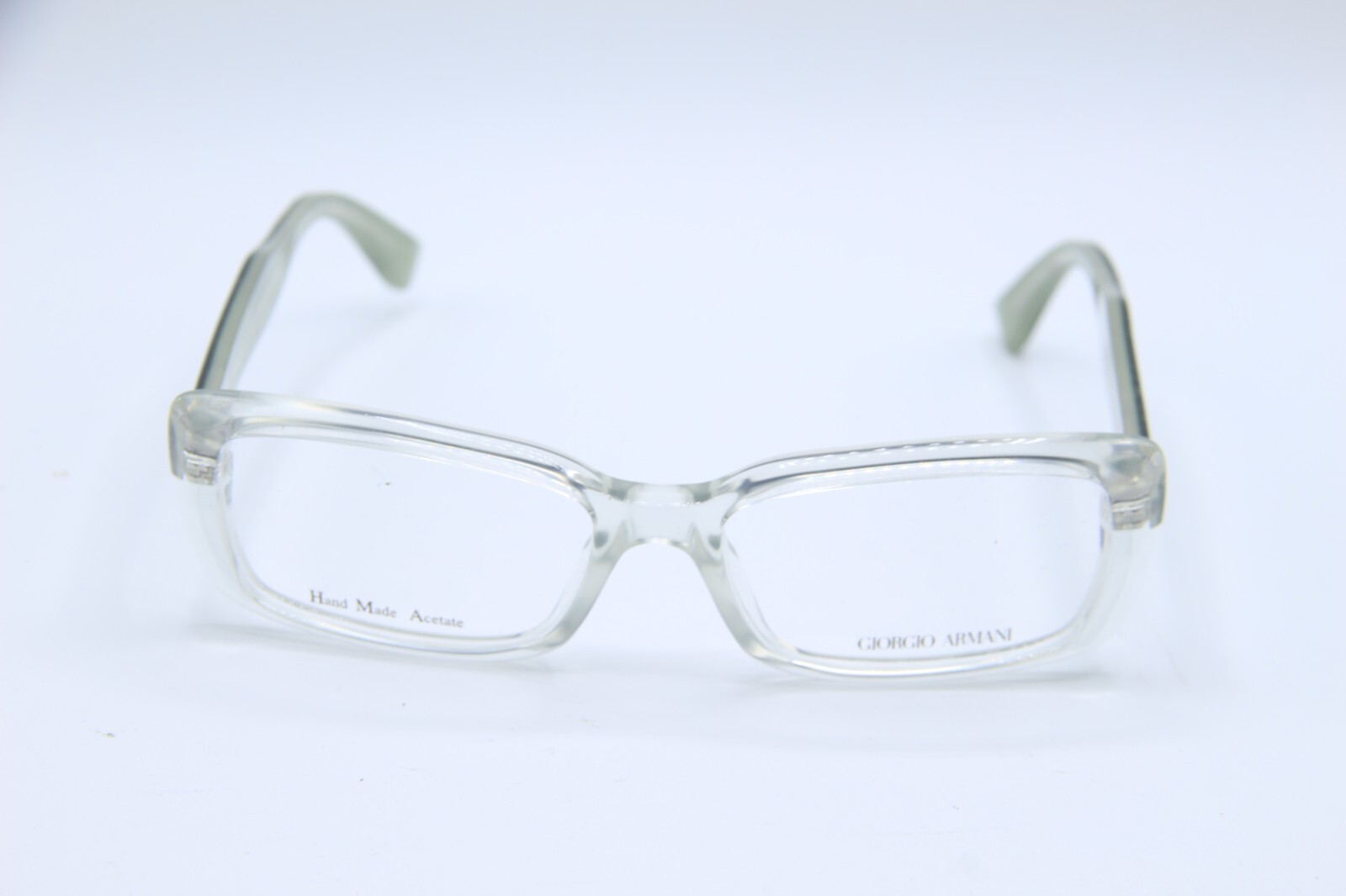 NEW GIORGIO ARMANI GA 943 LU9 CLEAR GREEN AUTHENTIC FRAMES EYEGLASSES 52-16