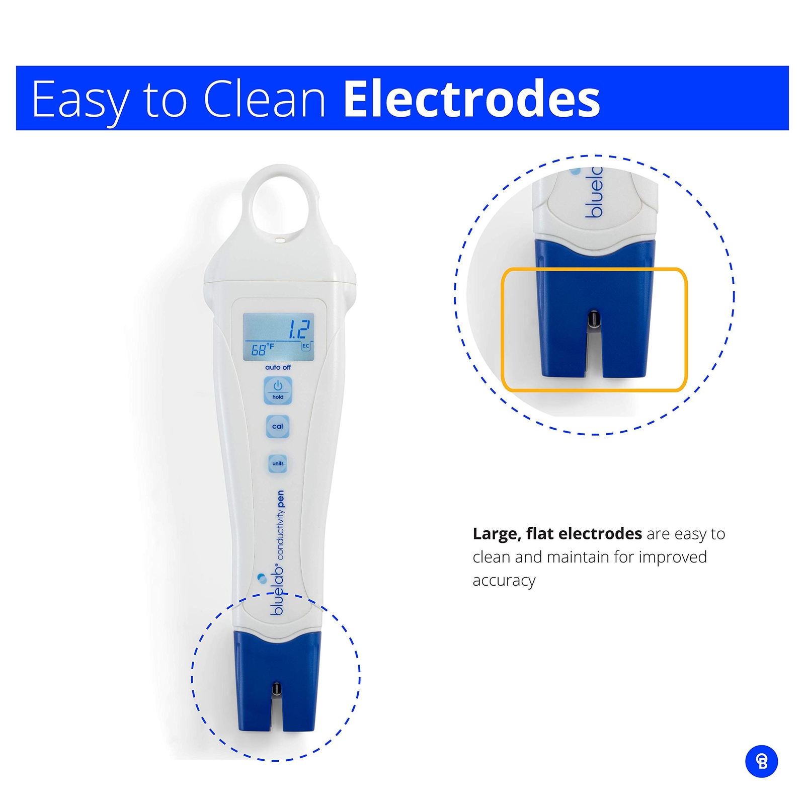 Pencon Bluelab PENCON Conductivity Pen and Digital TDS Meter, Water Tester for ...