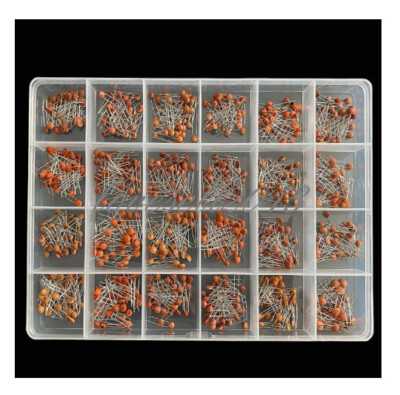 960Pcs/Lot 2PF-0.1UF 50V 24Value*40Pcs Ceramic Capacitor Assortment Kit