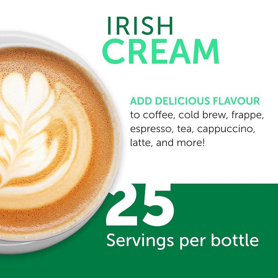 Jordan's Skinny Syrups Sugar Free Coffee Syrup, Irish Cream Flavor