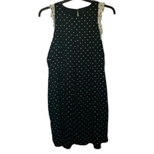 Ann Taylor Petite Polka-dot Mini Dress Medium